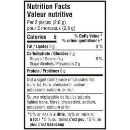 Excel Polar Ice Flavored Sugar Free Chewing Gum 83g Each - 4 Packs Total -