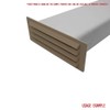 Kair Beige Airbrick Grille with Damper Flap for 150mm x