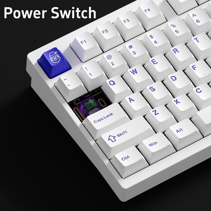 BOYI Lucky75 Aluminum CNC Quick Release Mechanical Keyboard,BT5.0/2.4G/Type-C Tri-Mode Custom