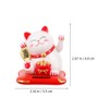 LIFKOME Maneki Neko Head Swing Doll Hand Waving Car Dashboard