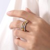 COOSLIM Gold Stackable Rings for Women Non Tarnish, Dainty Stackable