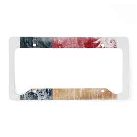 CafePress North Carolina Flag License Plate Holder Aluminum License Plate Frame, License Tag Holder