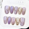 Domiya Nail Tips, 24 Pieces, Ballet, Popular, Nail Stickers, Press-On