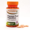 PHARMATECH Papaya Fruit Digestive, Improve Digestion, Tasty Flavor, Enzyme Supplement,