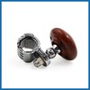 A ABSOPRO Brown Folding Steering Wheel Knob Power Handle Grip