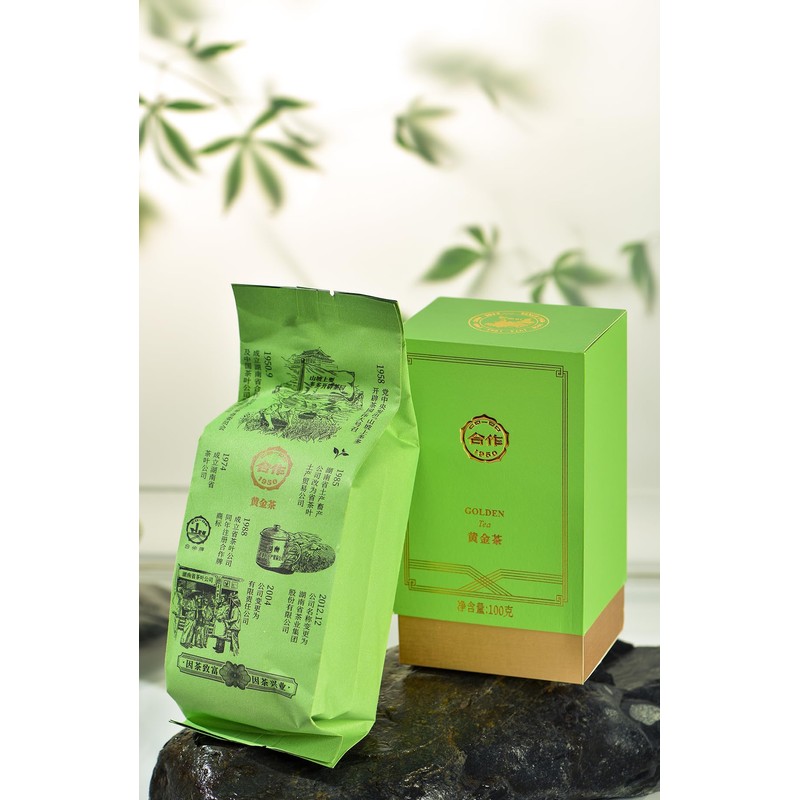 Hezuo Golden Green Tea Loose Leaf - Refreshing & Aromatic