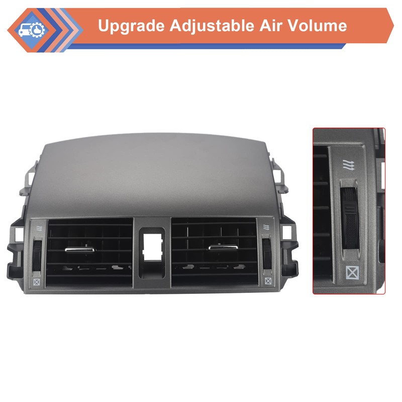 ZONFANT Upgrade Adjustable Air Volume Center Dash A/C Outlet Air