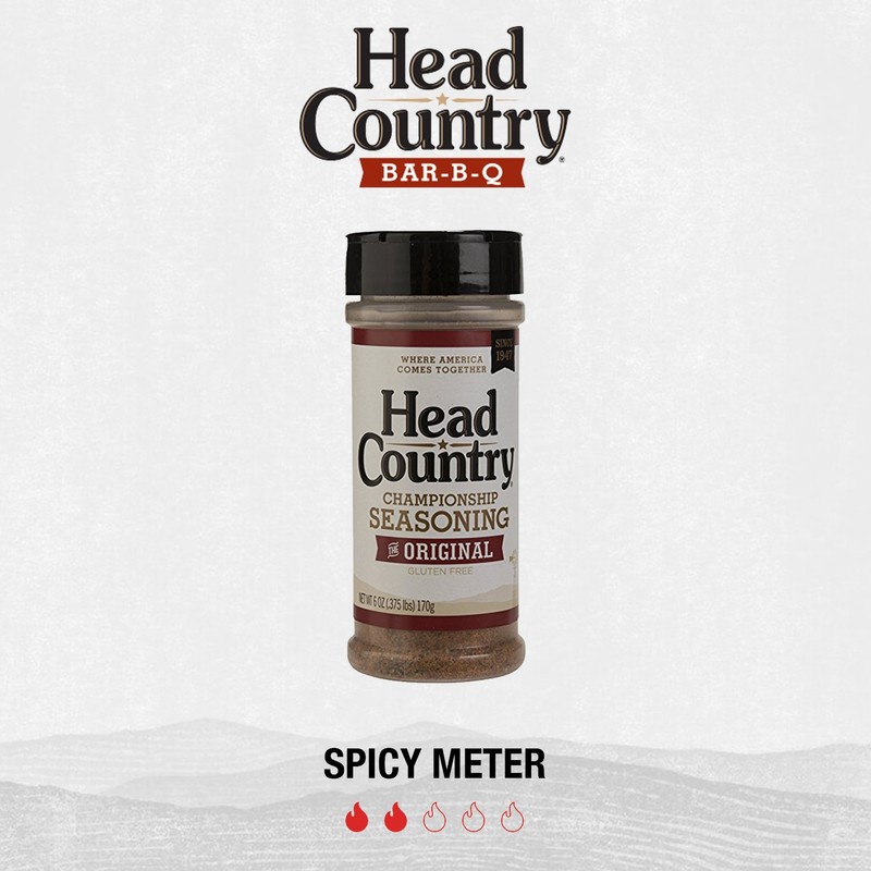 Head Country Bar-B-Q Championship Seasoning, Original | Gluten Free, MSG