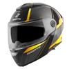 Bogotto Ezion Flip-Up Helmet, Matte Black/Yellow, S