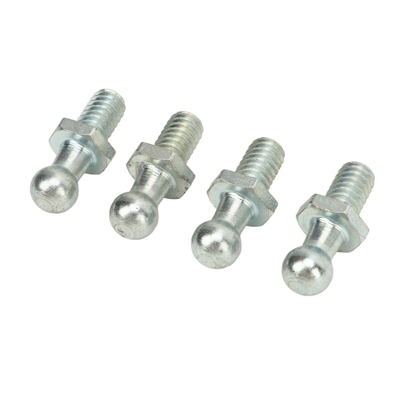 4Pcs 10mm Ball Studs 5/16‑18 Thread High Hardness Rugged Stable