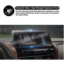 SATIS Screen Protector Compatible with 2023 2024 Infiniti QX80 12.3-inch Touchscreen，Anti Scratch,Bubble Free,9H Hardness Tempered Glass