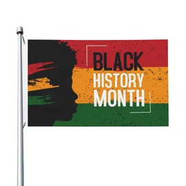 Black History Month Black Lives African Flag 3x5 Ft Flags Decor Double Sided Large Banner For House Yard Outsides Indoor Holiday Decoration With 2 Brass Grommets