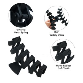 Sunolga 8PCS Hair Clips for Women, Flower Claw Clips for Thick Hair, Non-Slip Hair Accessories with Multi-Styles, Gradient Color Hair Claw Clips and Variety Pack, Ideal for Girls Women