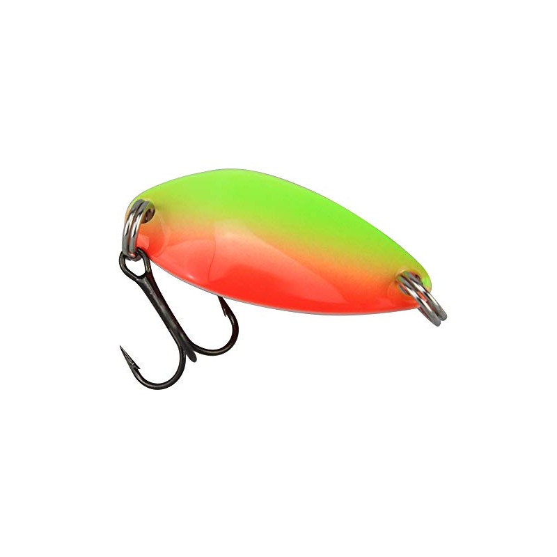 FTM Tornado Salmon 4.1 g Trout Spoon, Colour: Orange/Green/Orange
