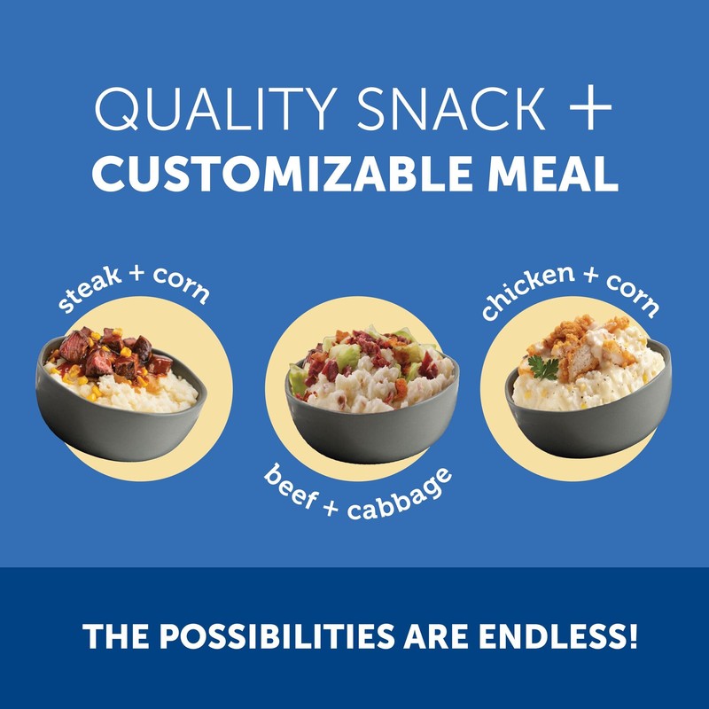 Idahoan Mashed Potatoes, Butter & Herb, 4-Ounce Package (Pack of