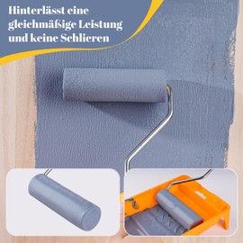 Mister Rui 20 x Paint Roller, 11 cm Foam Roller, Paint Roller, Foam Paint Roller 4 Inch, Mini Paint Roller Cover for Painting Walls, Cabinets