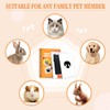 Nabance Paw Print Set Dog, Footprint Baby, 4 Pieces Ink