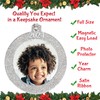 2024 Photo Ornaments for Christmas Tree, Sparkly Glitter Christmas Frame