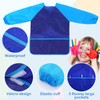 Thinp 2 Pack Kids Art Aprons, Smock with Long Sleeve