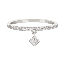 cai 360272493 Women's Ring 925 Sterling Silver Shiny Zirconia White, Sterling Silver, Cubic Zirconia