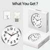 AKCISOT Wall Clock 14 Inch Large Silent Wall Clocks Battery
