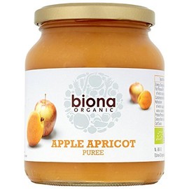 Biona Org Apple Apricot Puree 350g X 6 (Pack of 6)