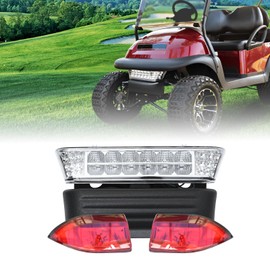 Shu-Ran Golf Cart Light for Electric Club Car Precedent 2004-2008.5 Street Legal Club Car Precedent Headlight Tail Light Kit 12V