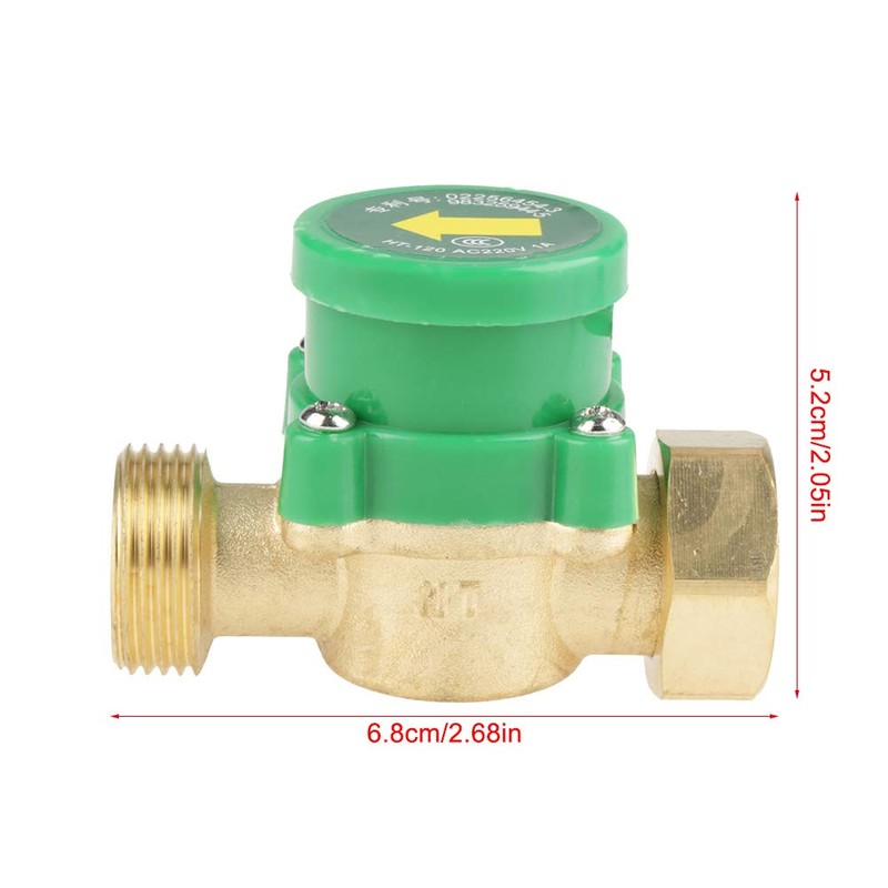 Water Flow Switch, AC 220V G3/4"-3/4" Thread Water Pump Flow