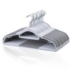 NCXTKJ Heavy Duty Suit Hangers 30 Pack, Non-Slip, 0.2'' Slim,
