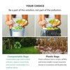 200 Counts AYOTEE Mini Trash Bags,1.2 Gallon Small Compostable Trash