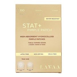 STAT+ Pimple Patch | High-Absorbant Hydrocolloid Acne Patches sizes 10mm & 12mm (110 Count)