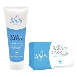 Pack Crema Facial Baba De Caracol + Jabon Baba Shelo Nabel