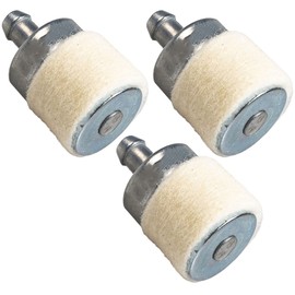 MaxLLTo 3 Pack Replacement 125-552-1 Fuel Filter for Red Max 515418501 for Walbro 1255521 125552 for Tanaka 6750404280 Power Equipment 3/16" ID