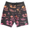 FASTHOUSE Hideout 21" Boardshort (Black/Pink, 38)