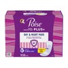 Poise Plus Incontinence Pads, Ultimate Absorbency Long, 108-count