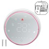 Smart Thermostat 1 Week Programmable LED Display Recessed Round Digital