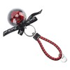 Eternal Flower Keyring Beautiful Rose Pendant Handmade Preserved Keychain for