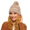 ELIMELI 19005 Women's Winter Hat Warm Knitted Hat with Bobble