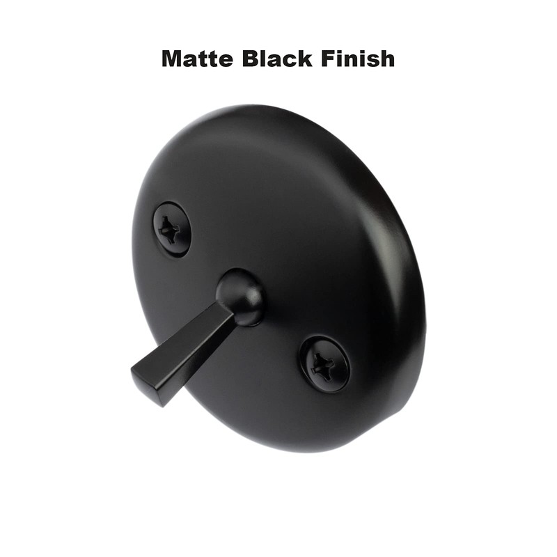Matte Black Trip Lever Tub Trim Kit Set with Trip