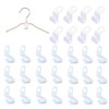 Maloftars Clothes Hangers Connecting Hooks Pack of 60 Clip Drop