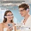 Yosugar Smart Translation Glasses with AI,Smart Bluetooth Glasses for Men,