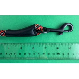 USR Nylon Double Braided Dog Leash 3/8" x 6' Red Made of Tough Nylon