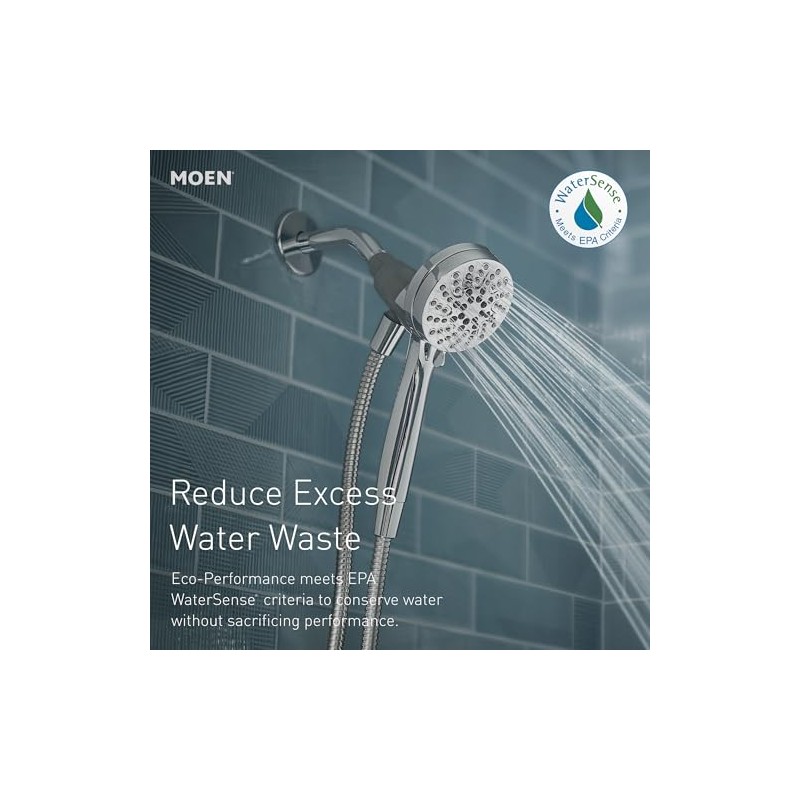 Moen Engage Magnetix Shower Head with Handheld Sprayer, 6 Spray