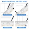 MyLifeUNIT Multi-Purpose Drawing Parallel Rolling Ruler