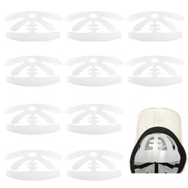 Hat, Anti-Slide, 10 Pieces, Hat, Inner Support, Plastic Inner Support for Baseball Caps, Lightweight, Portable, Prevents Deformation, Plastic, Helmet Liner, Multi-Functional, Photography Prop, Store