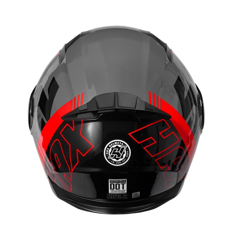 HAX Amatista Modular Flip-Up Dual Visor Motorcycle Helmet - DOT/ECE