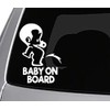 Seek Racing Baby ON Board Peeing Decal - CAR Truck