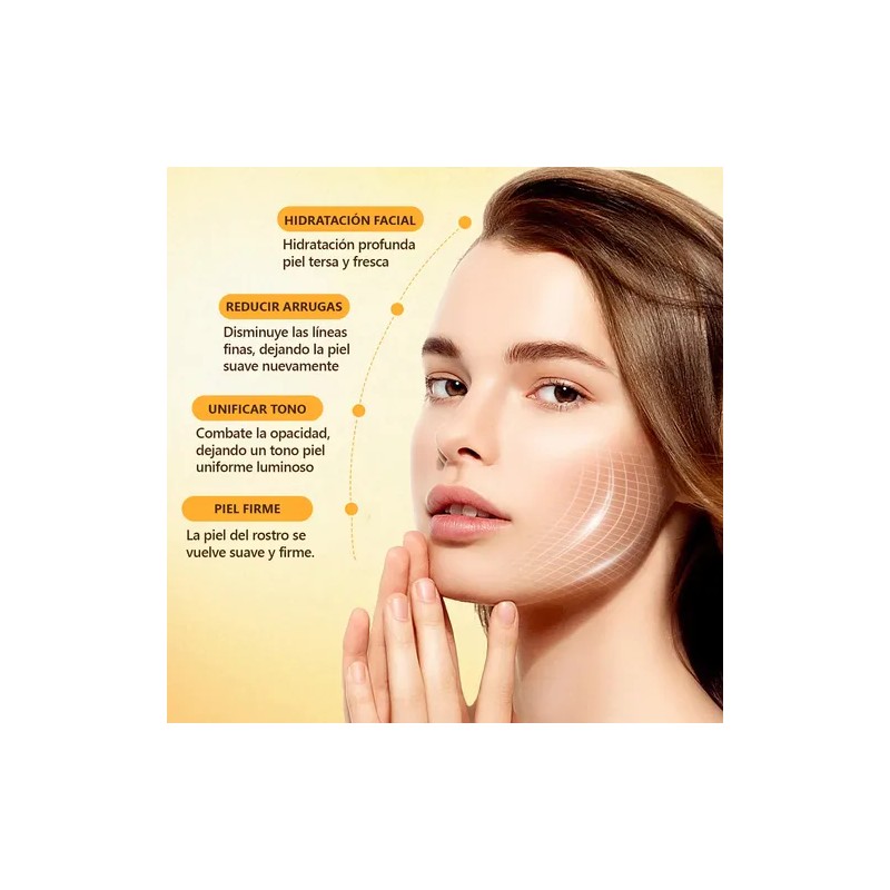 Kit Facial Weud Antiarrugas Hidratante Reparar Crema Sérum
