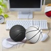 MINDCOLLISION Mini Basketball, Solid Color without Logo, Absorbent Soft Leather,