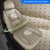 DISUTOGO Front Seat Covers for Ford Fusion 2010-2020: Leather Seat
